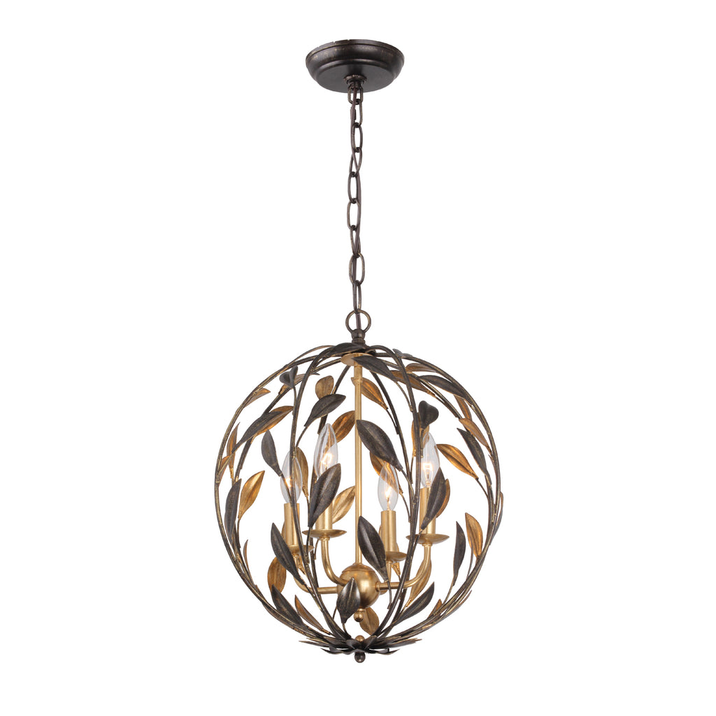 Broche 4 Light Mini Chandelier