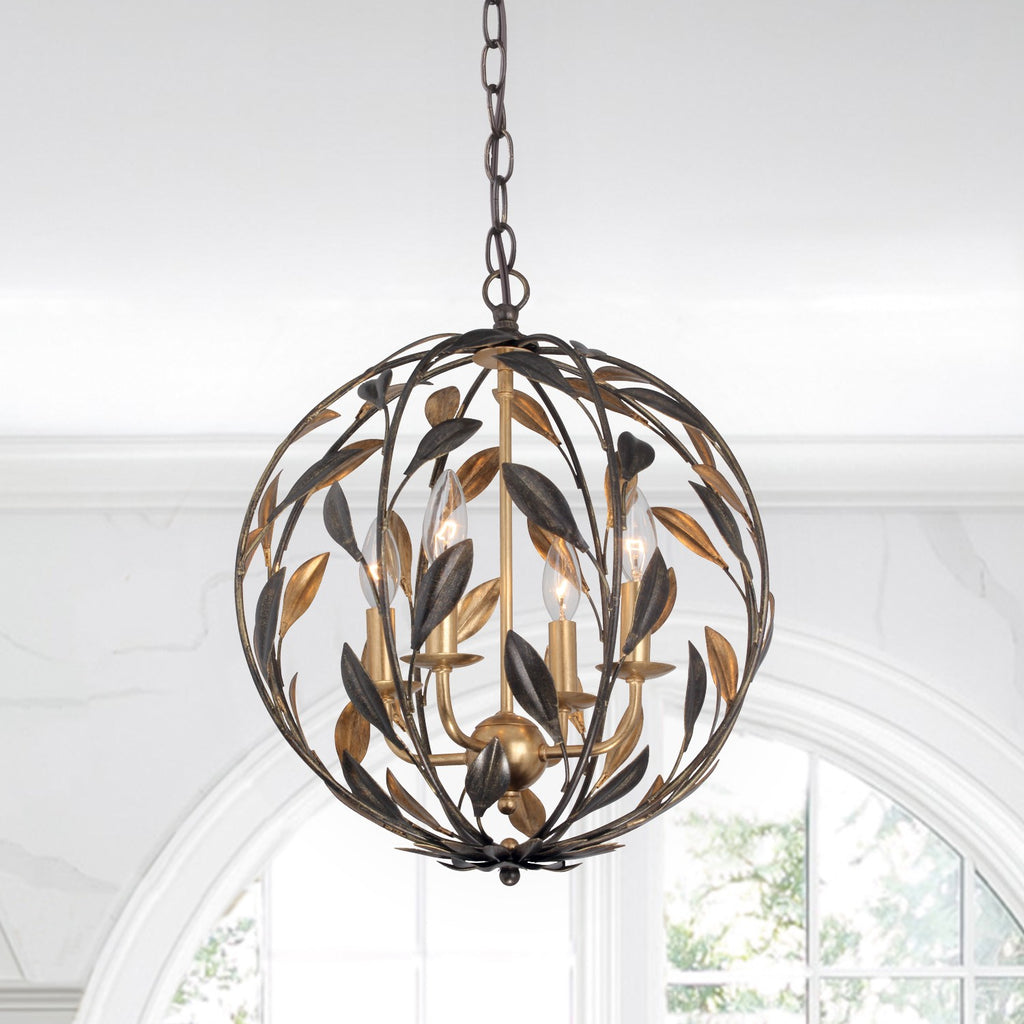 Broche 4 Light Mini Chandelier