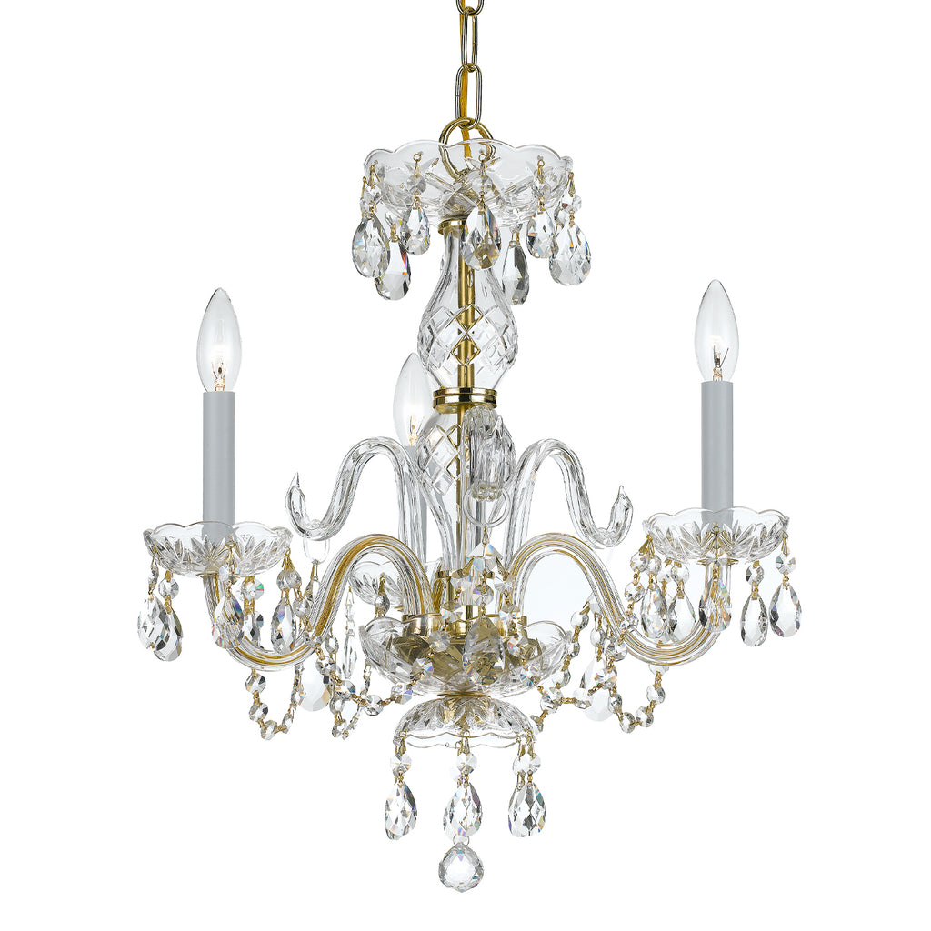 Traditional Crystal 3 Light Mini Chandelier