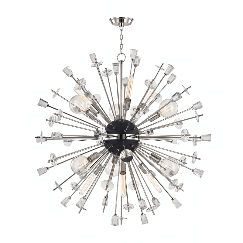 Liberty Chandelier 46" - Polished Nickel