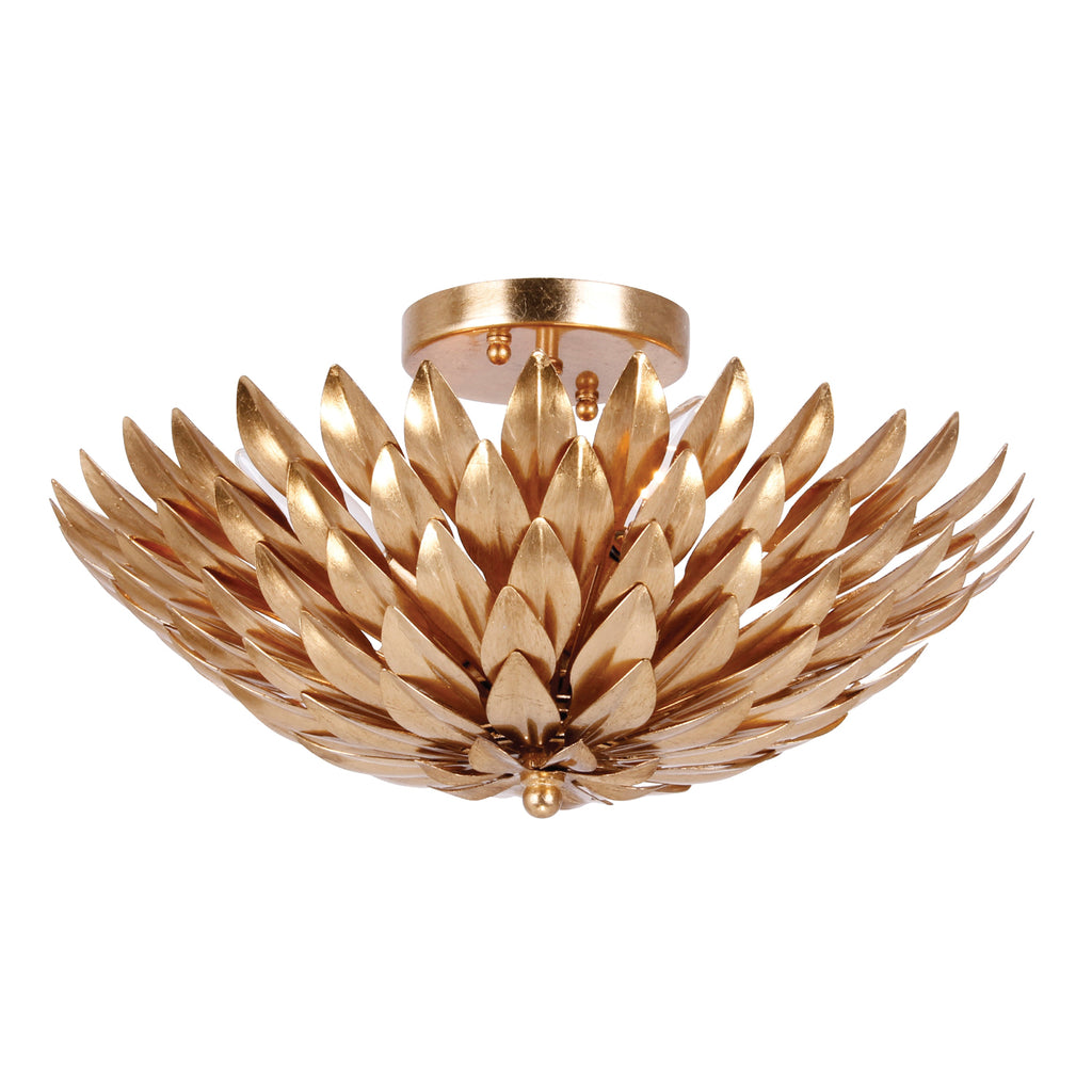 Broche 4 Light Semi Flush