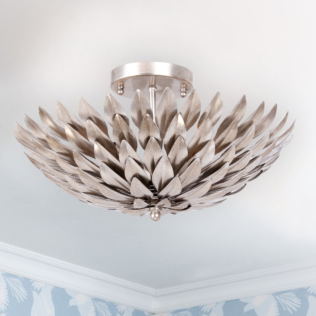 Broche 4 Light Semi Flush