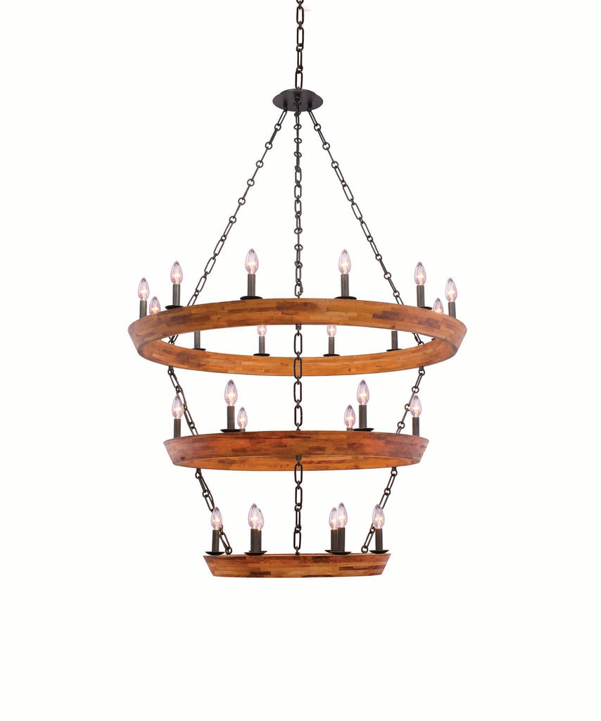 Lansdale (12+6+6) Light 3-Tier Chandelier