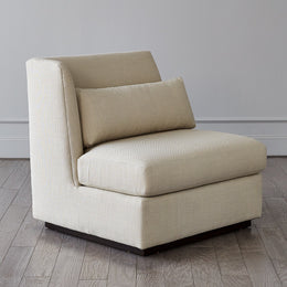 Alder Sectional Chair - Moonstone : Alder Sectional Chair - Moonstone (Left Arm)