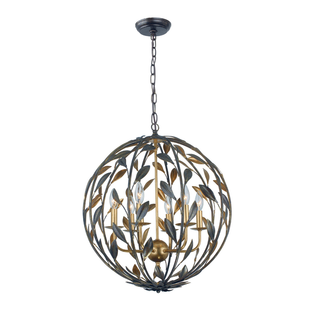 Broche 6 Light Chandelier