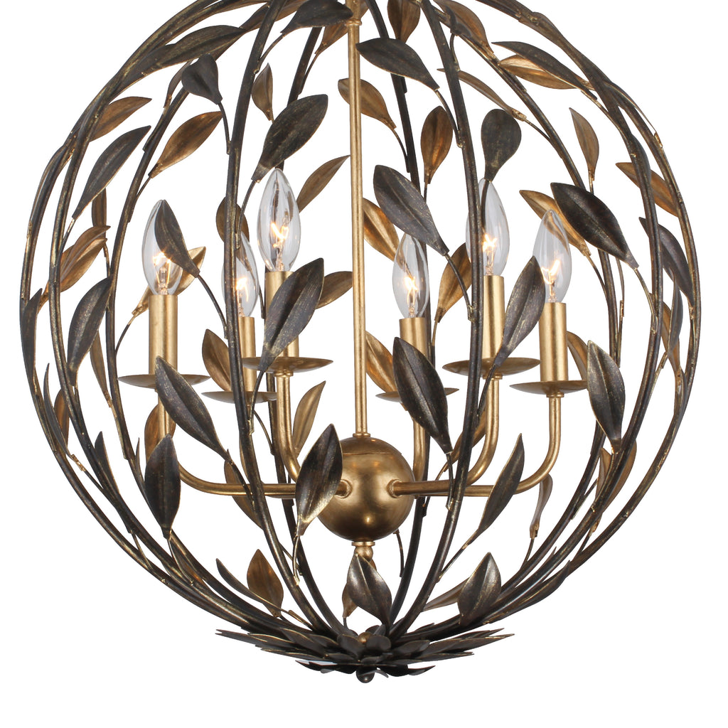 Broche 6 Light Chandelier