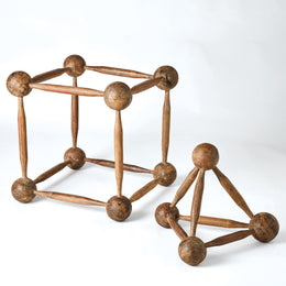 Roller Pin/Wooden Ball Pyramid