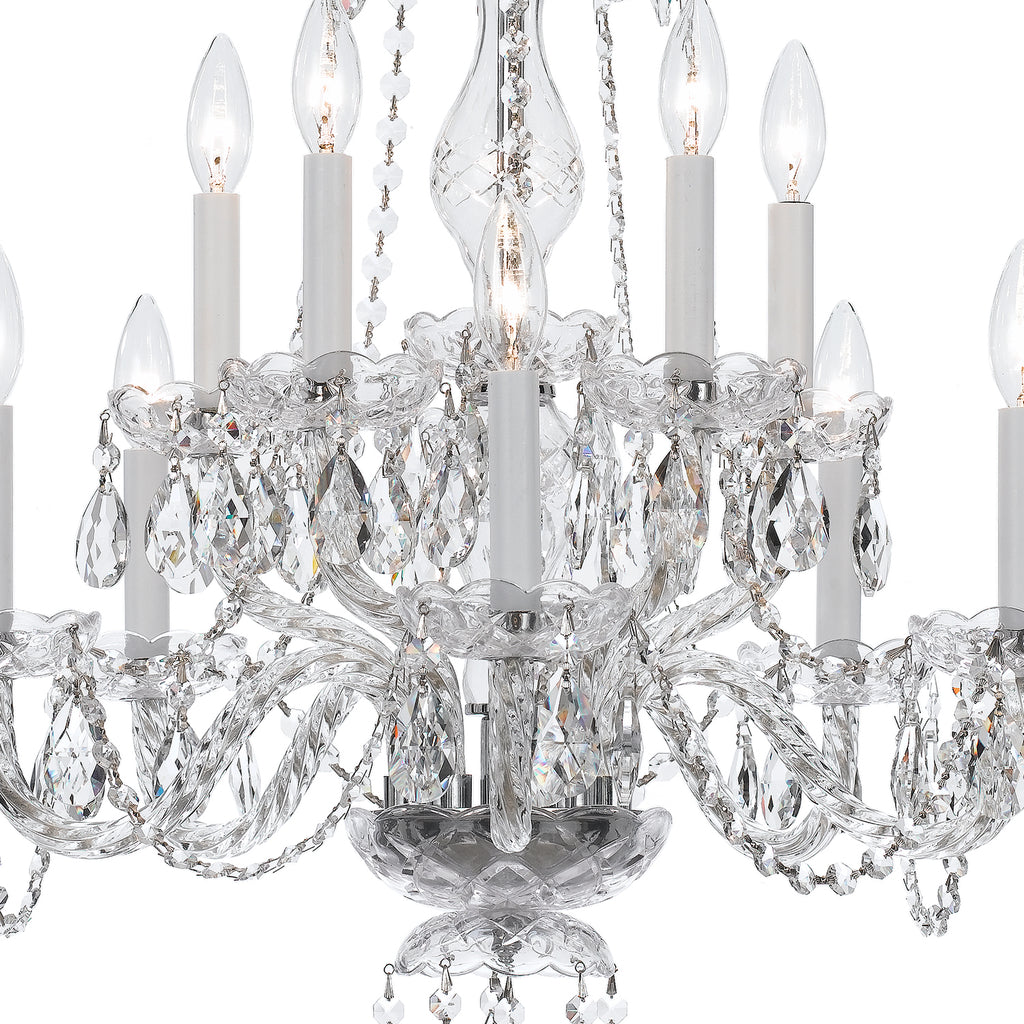 Traditional Crystal 10 Light Chandelier