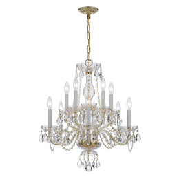 Traditional Crystal 10 Light Chandelier