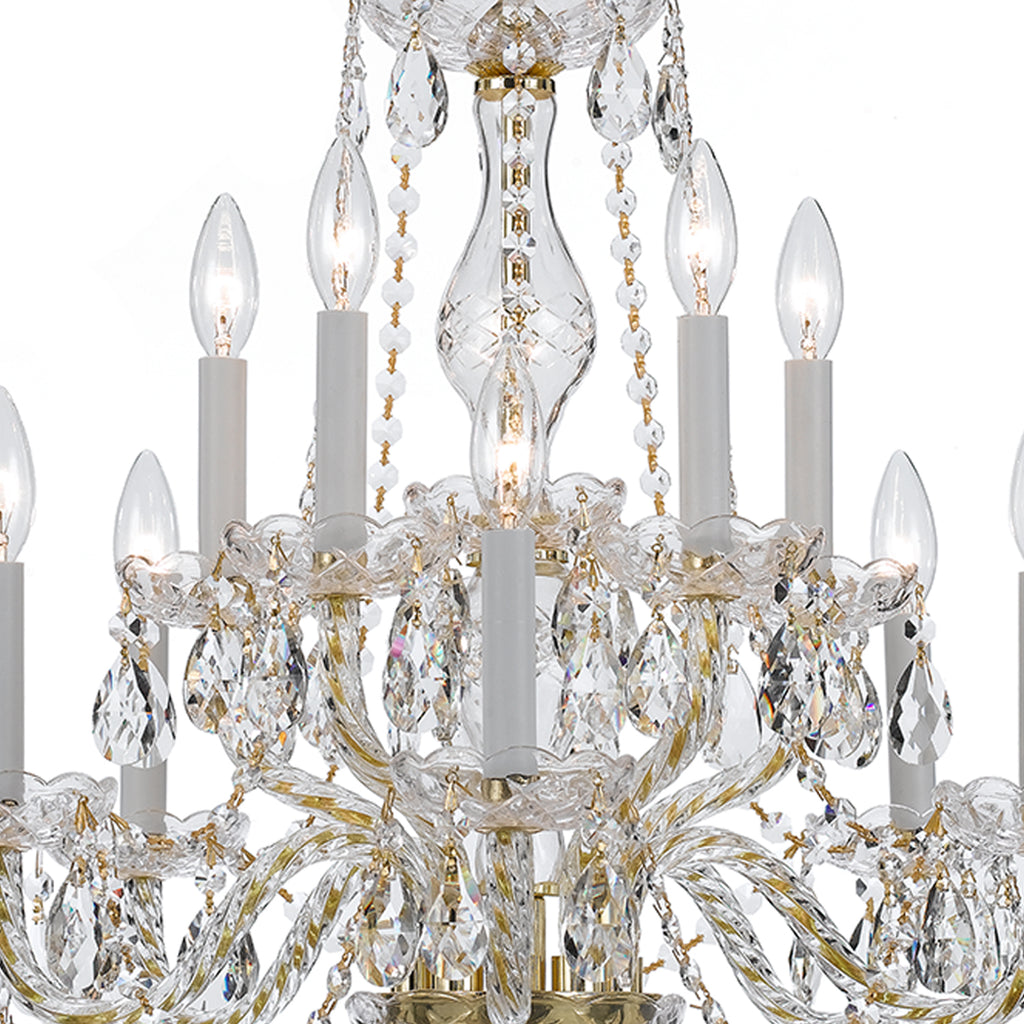 Traditional Crystal 10 Light Chandelier