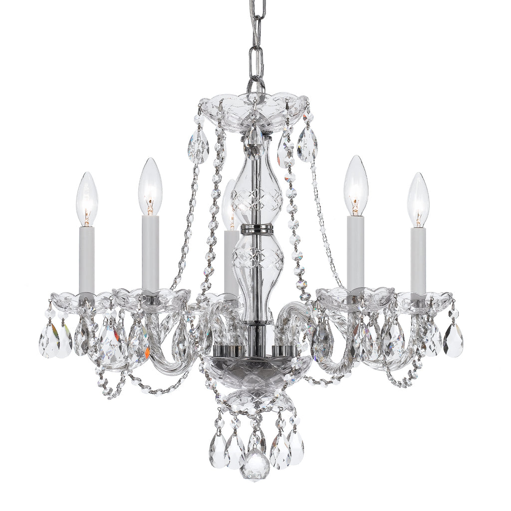 Traditional Crystal 5 Light Chandelier