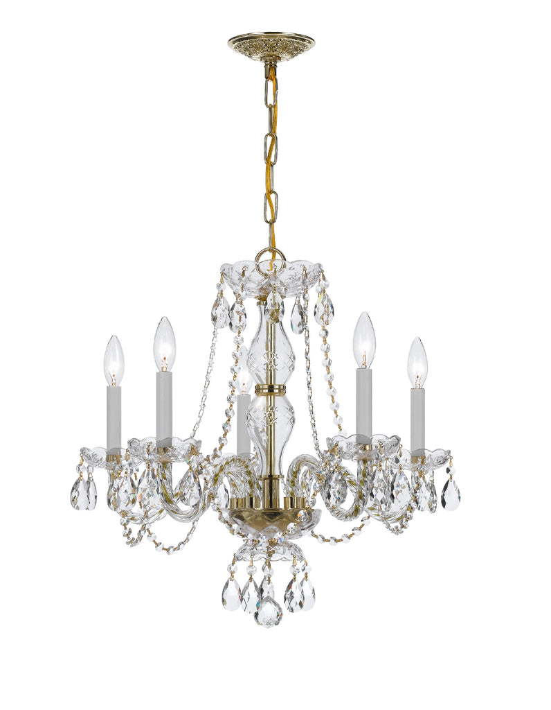 Traditional Crystal 5 Light Chandelier