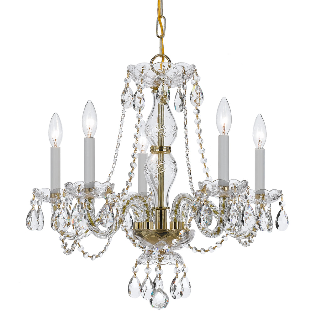 Traditional Crystal 5 Light Chandelier