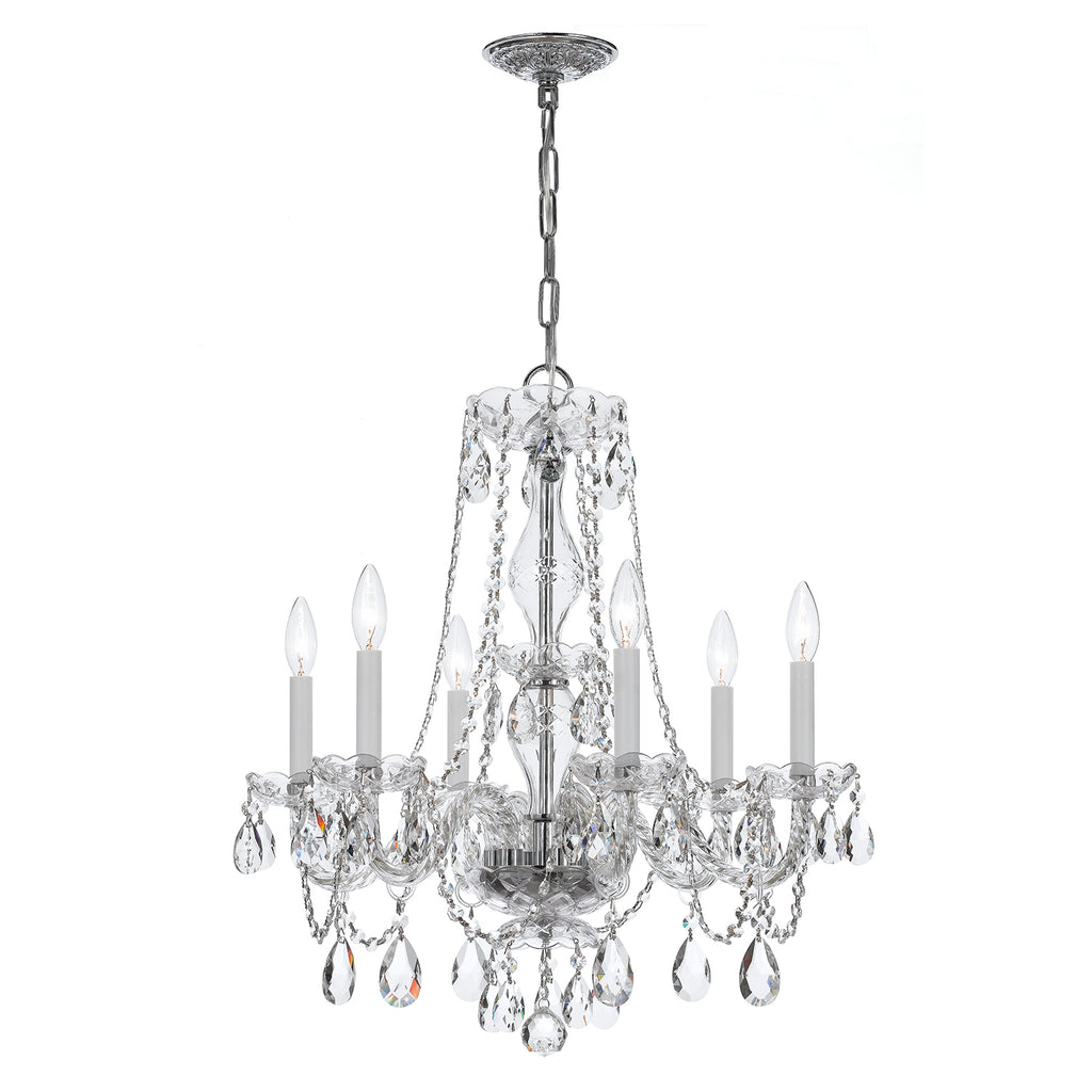 Traditional Crystal 6 Light Chandelier