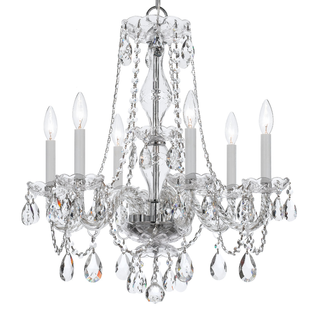 Traditional Crystal 6 Light Chandelier