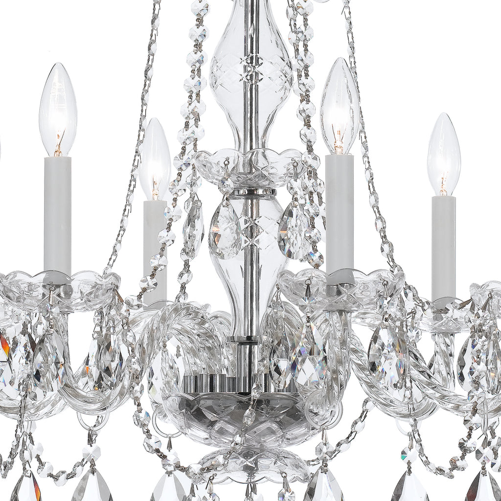 Traditional Crystal 6 Light Chandelier