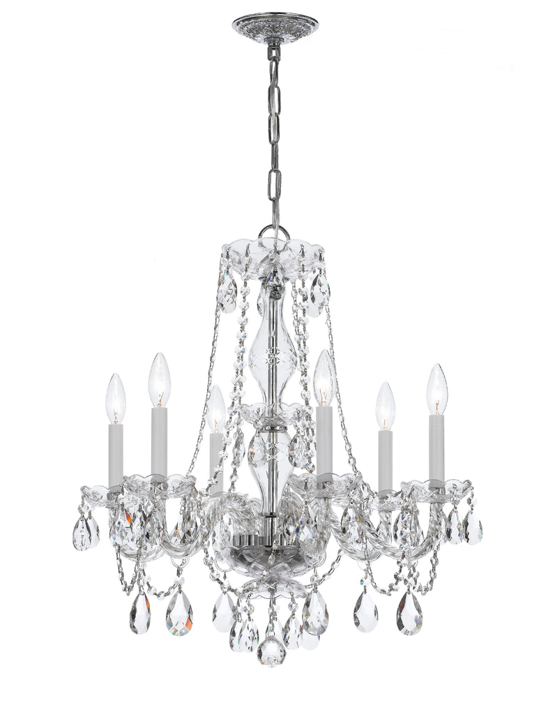 Traditional Crystal 6 Light Chandelier