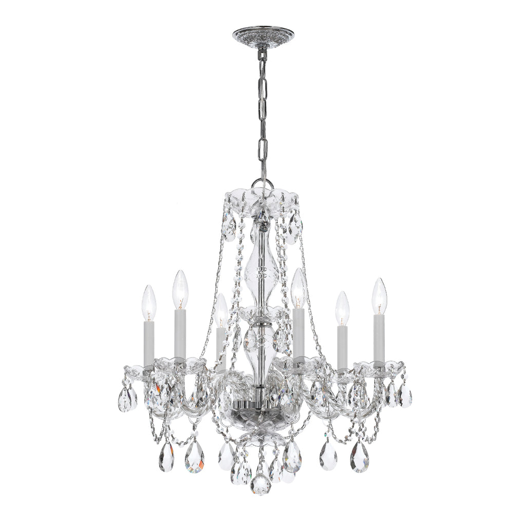 Traditional Crystal 6 Light Chandelier