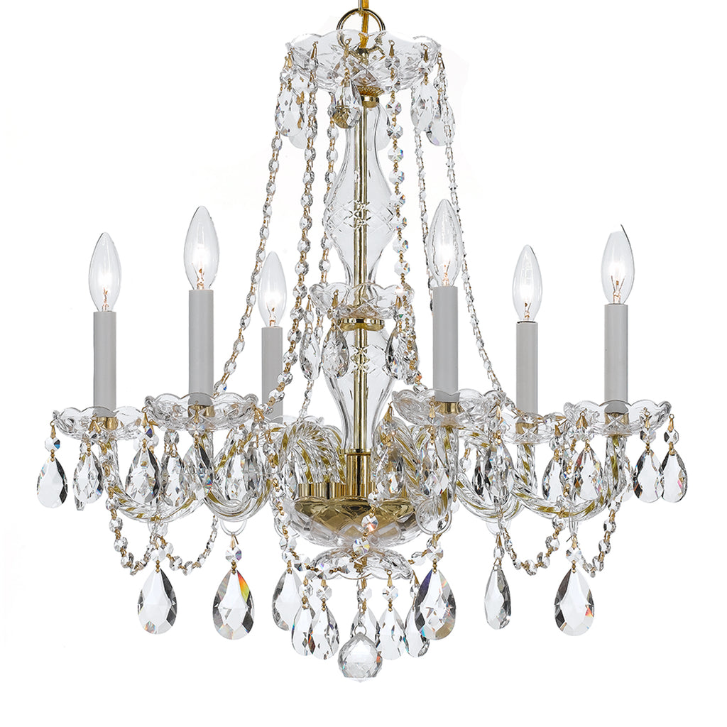 Traditional Crystal 6 Light Chandelier