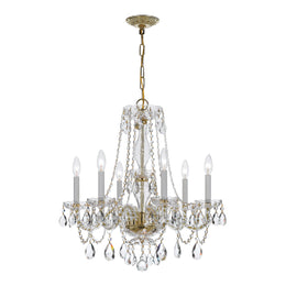 Traditional Crystal 6 Light Chandelier