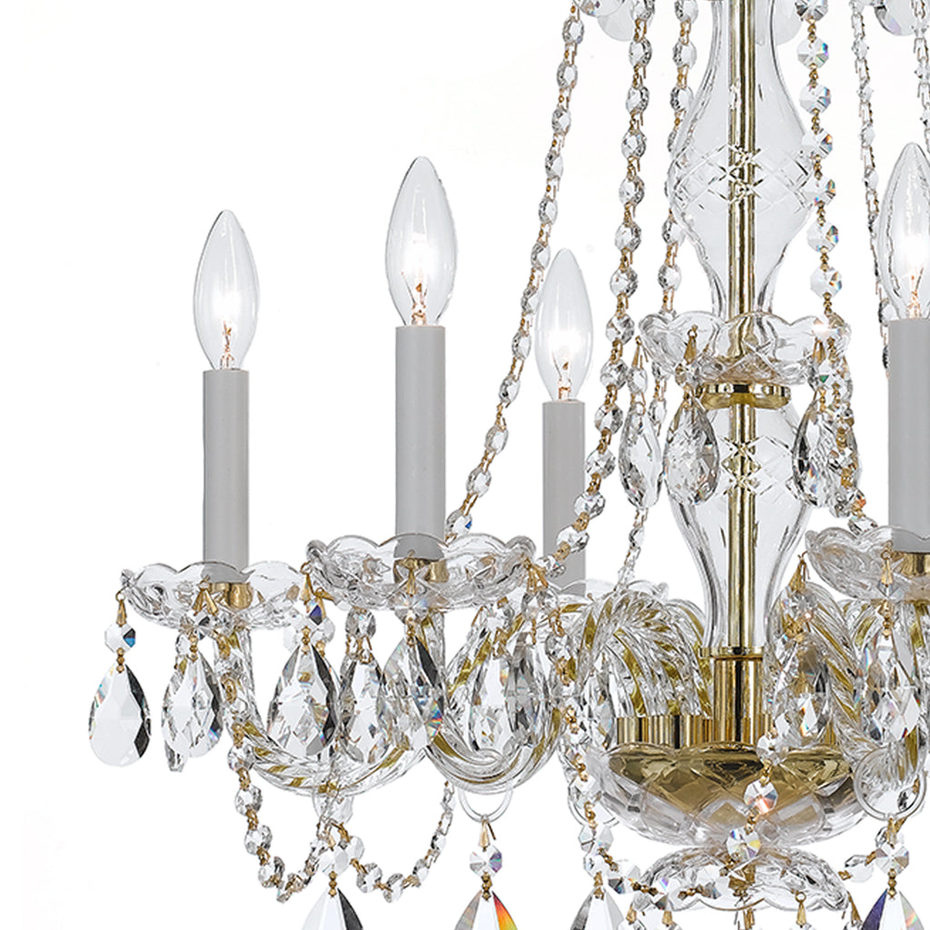 Traditional Crystal 6 Light Chandelier