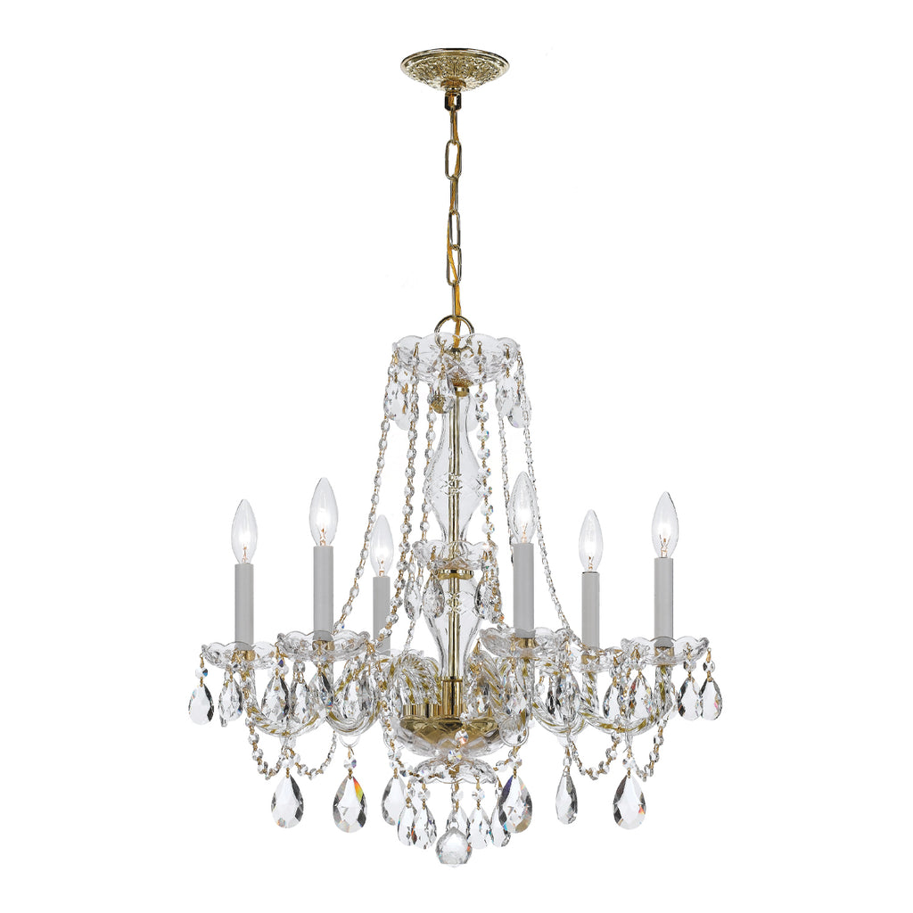 Traditional Crystal 6 Light Chandelier