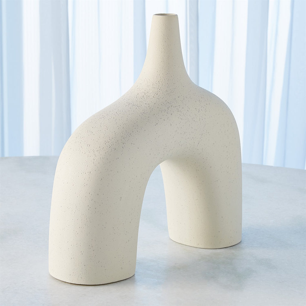 Stretch Vase - Cream Stone, Large