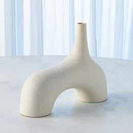 Stretch Vase - Cream Stone, Small