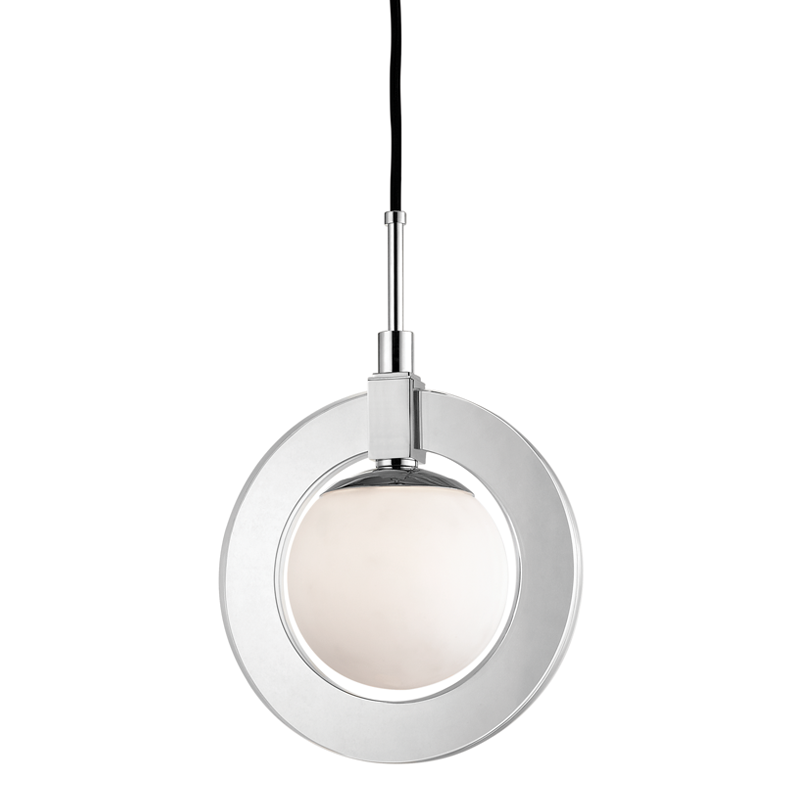 Caswell Pendant 17" - Polished Nickel