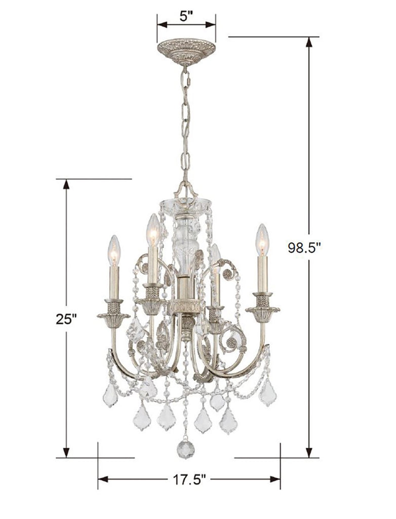 Regis 4 Light Mini Chandelier