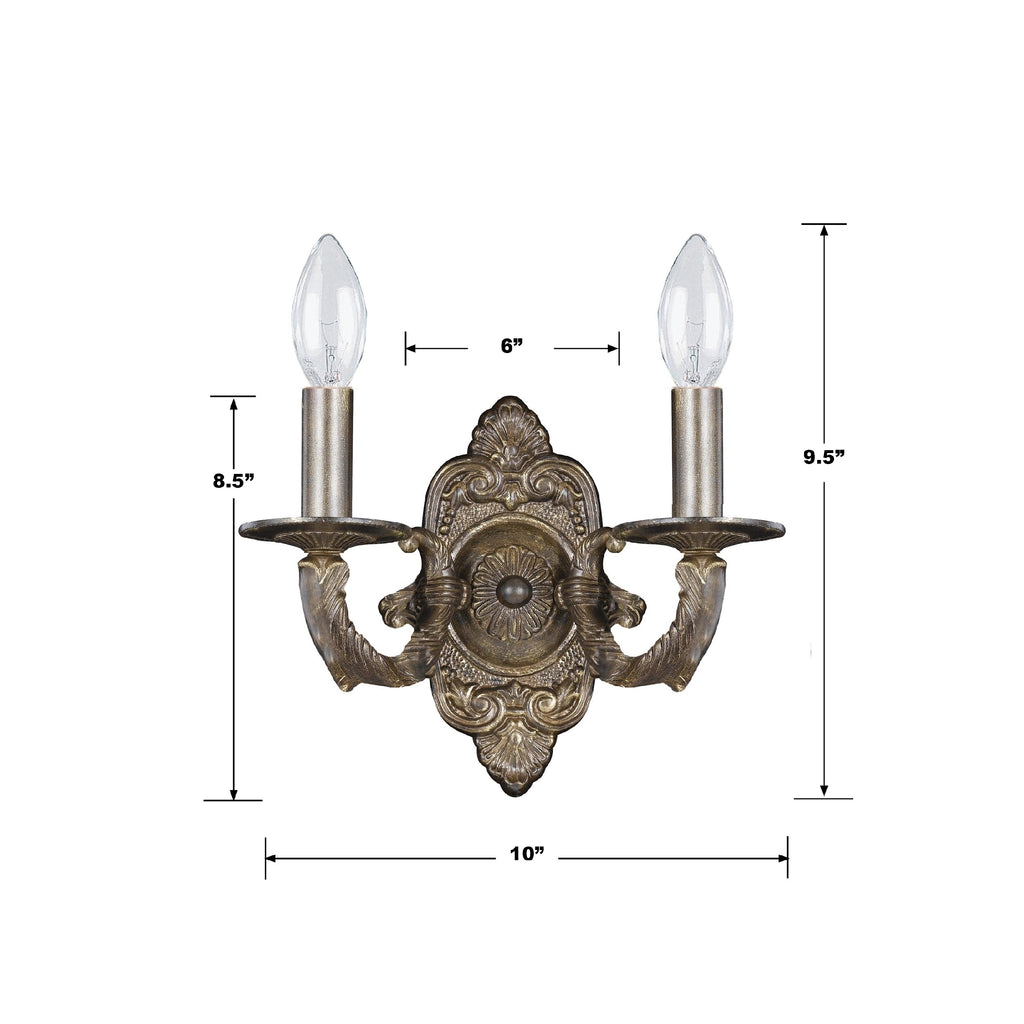 Paris Market 2 Light Sconce