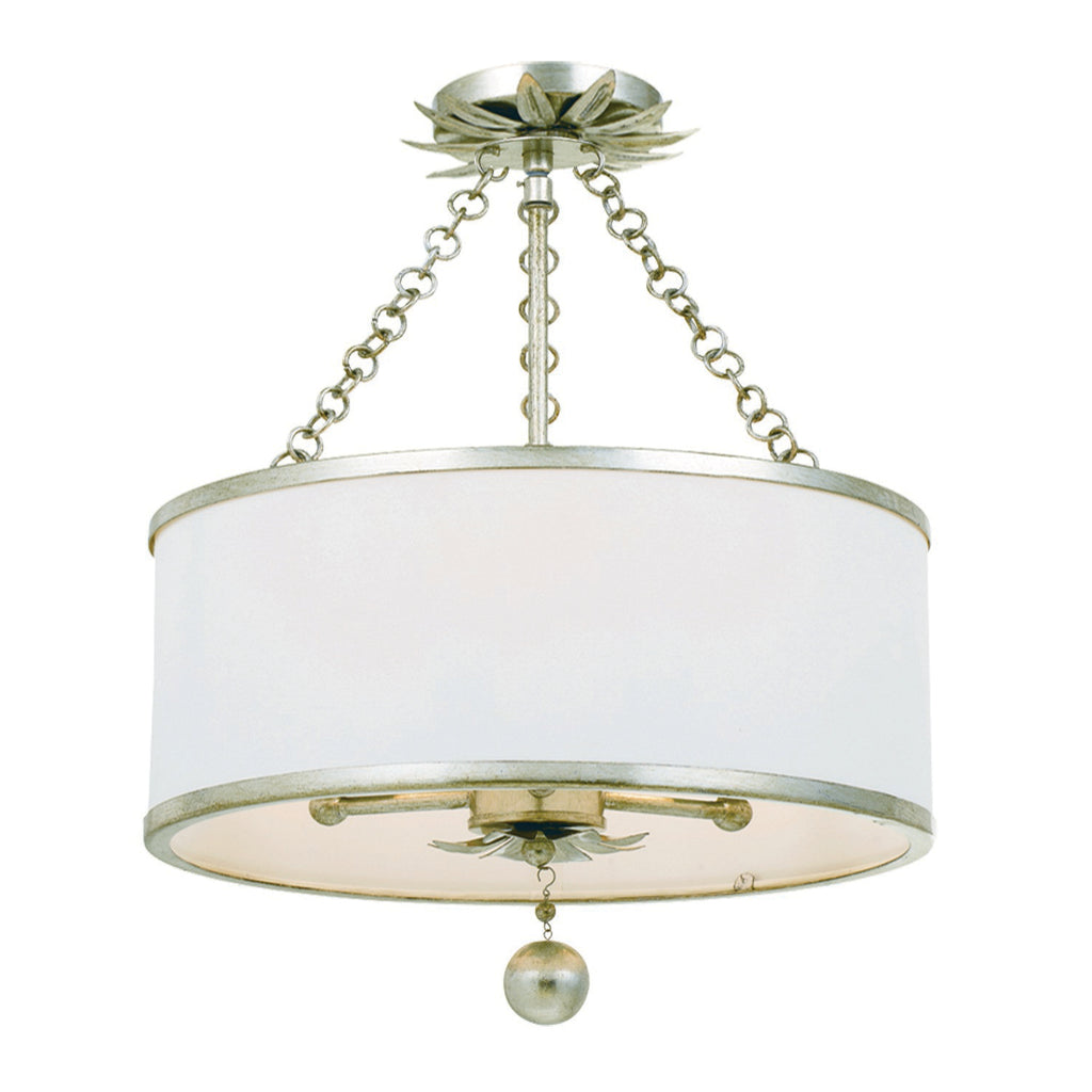 Broche 3 Light Semi Flush