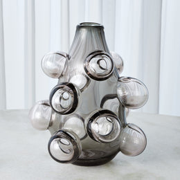 Bubbled Vase : Bubbled Vase (Large / Smoke)