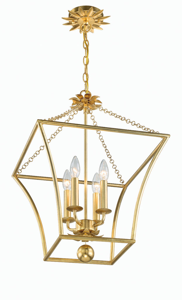 Broche 3 Light Lantern Chandelier