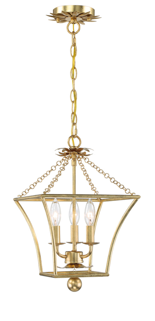 Broche 3 Light Lantern Chandelier