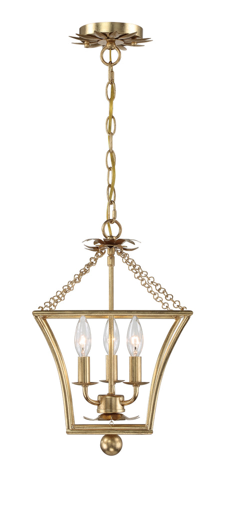 Broche 3 Light Lantern Chandelier