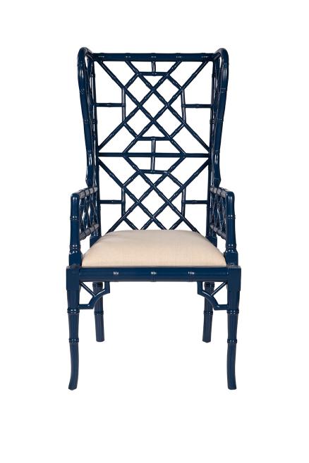 Regency Wingback Chair, On-Trend Blue