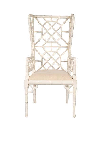 Regency Wingback Chair, Creamy