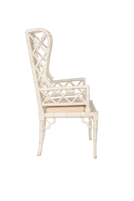 Regency Wingback Chair, Creamy