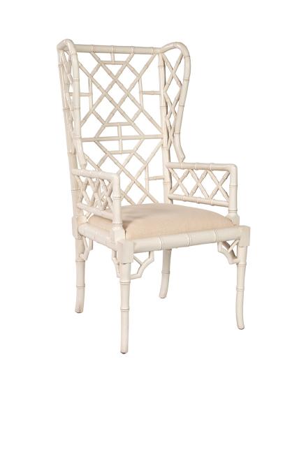 Regency Wingback Chair, Creamy