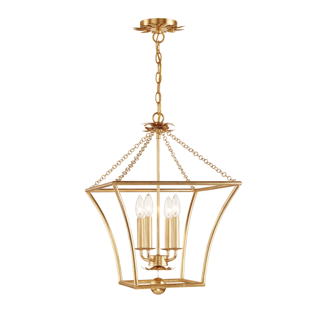 Broche 4 Light Lantern Chandelier