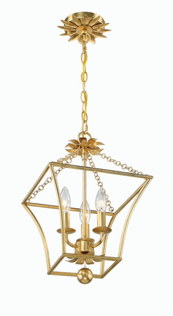 Broche 4 Light Lantern Chandelier