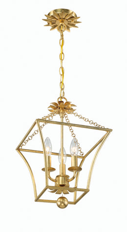 Broche 4 Light Lantern Chandelier