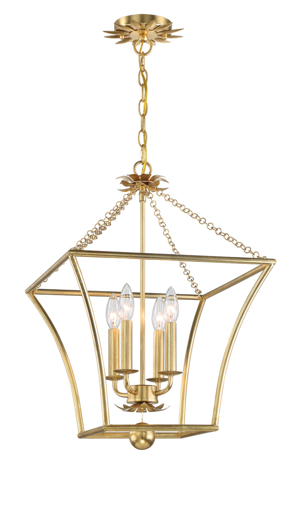 Broche 4 Light Lantern Chandelier