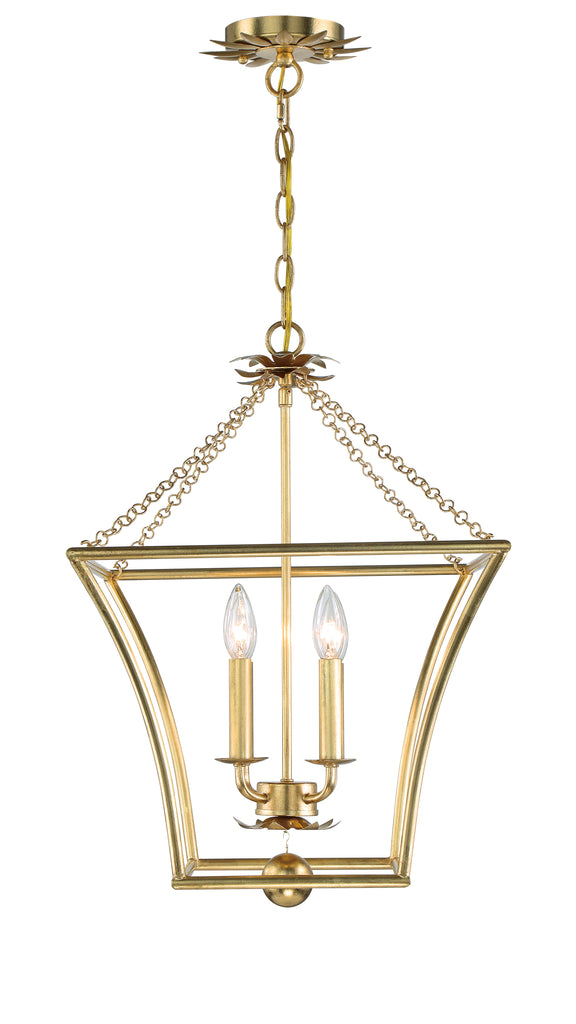 Broche 4 Light Lantern Chandelier