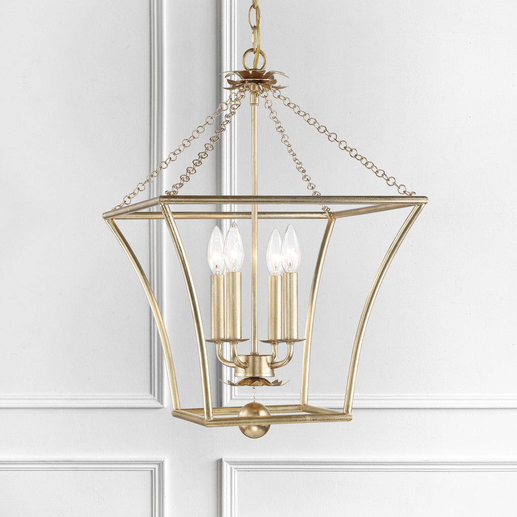 Broche 4 Light Lantern Chandelier