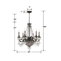 Vanderbilt 6 Light Chandelier