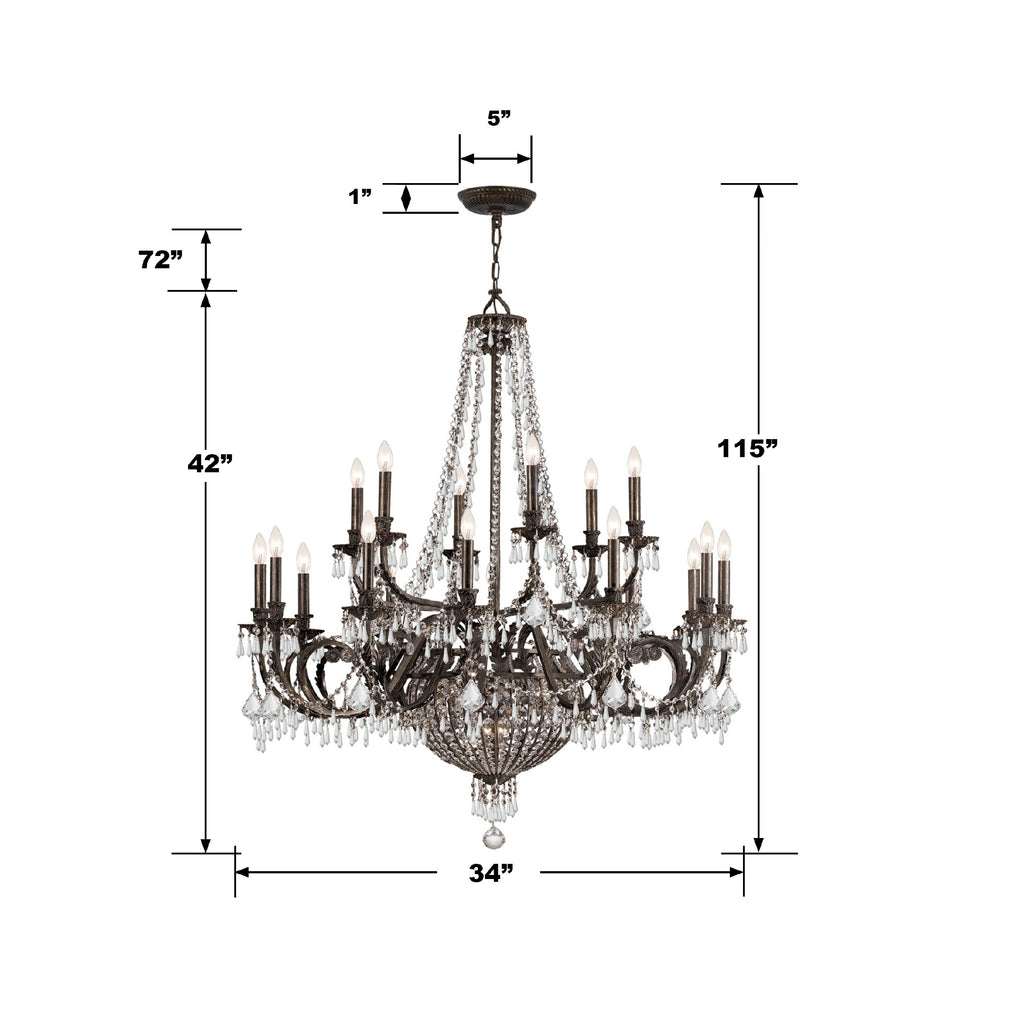 Vanderbilt 23 Light Chandelier