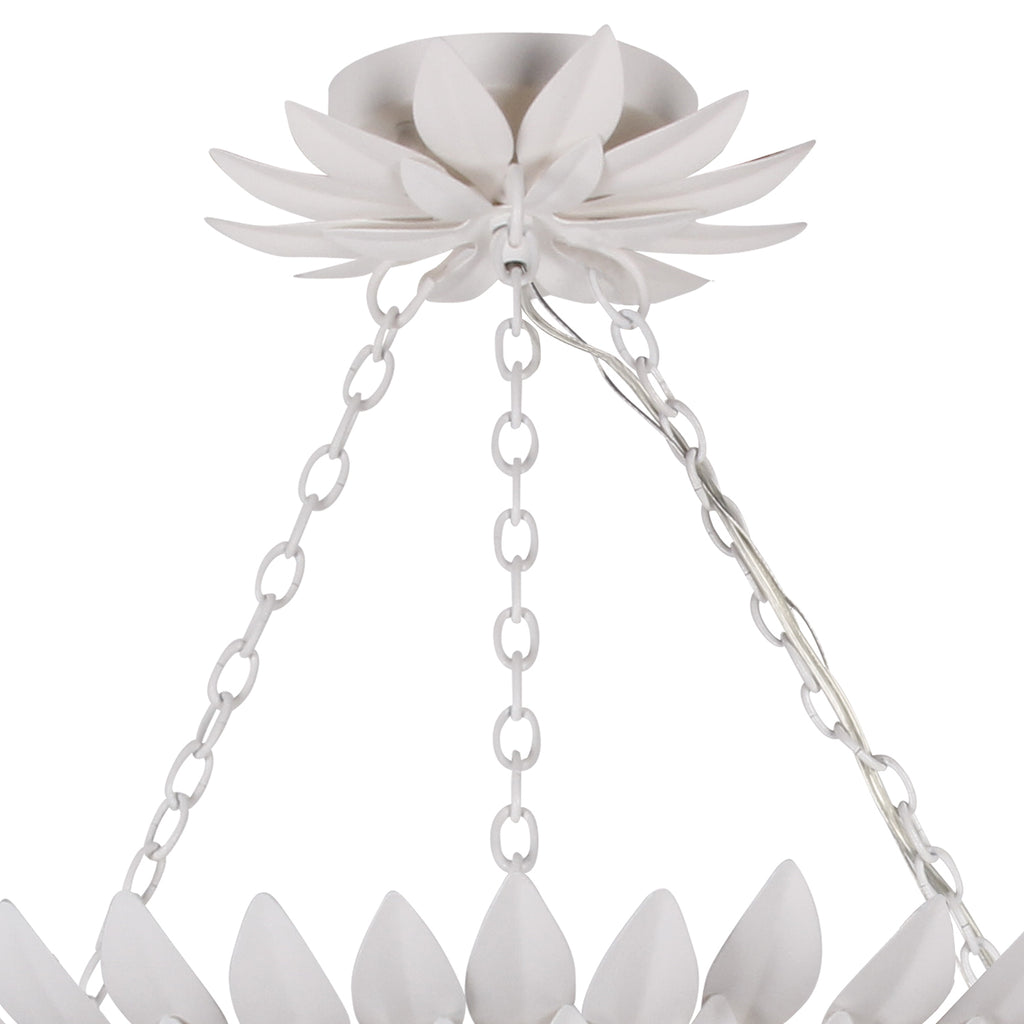 Broche 6 Light Semi Flush