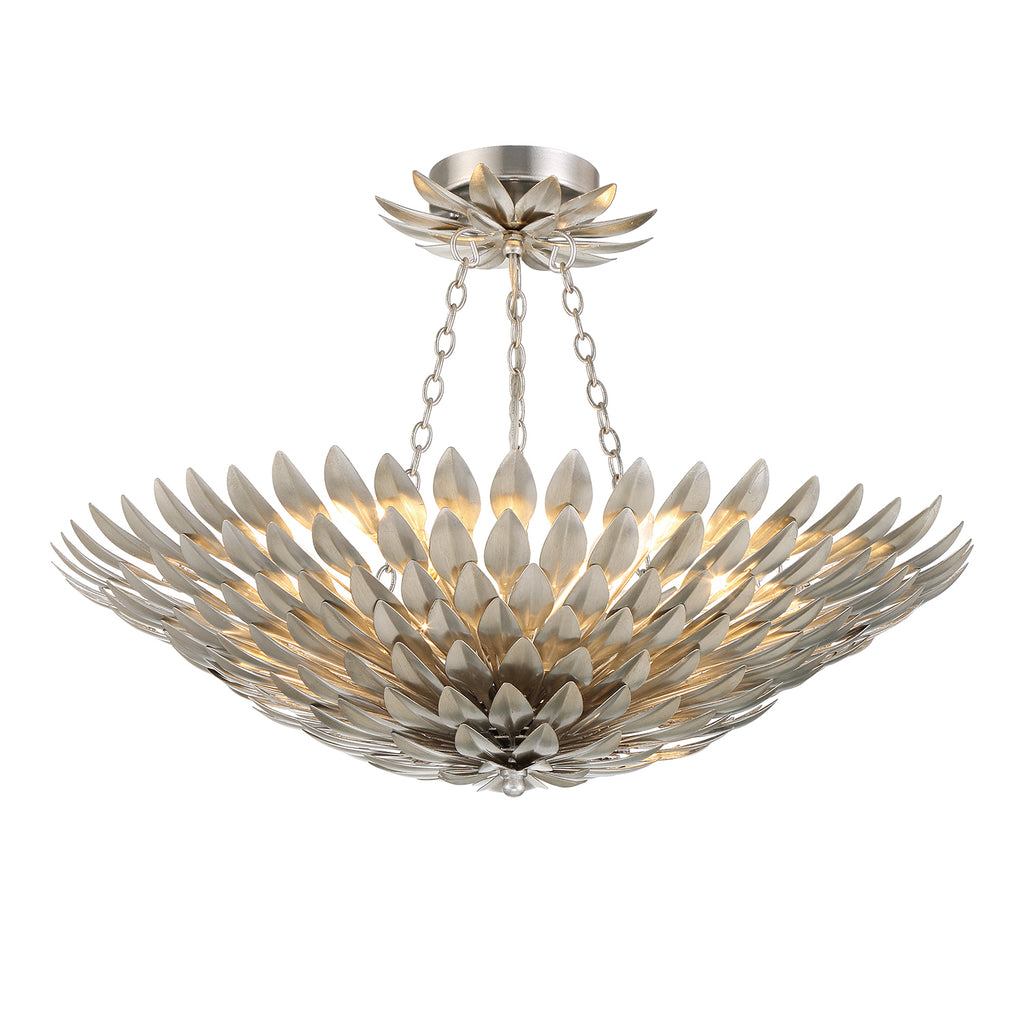 Broche 6 Light Semi Flush